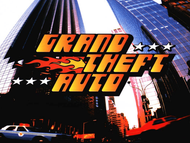 Grand Theft Auto Double Pack title screen for Xbox